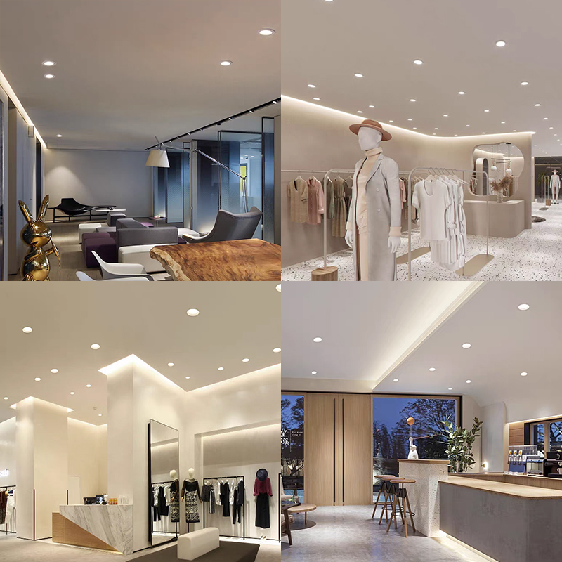 Factory price Triac 0-10 Dali Dali-2 Control COB Series LED Recessed Down Light LED Down Light LED Spot Light