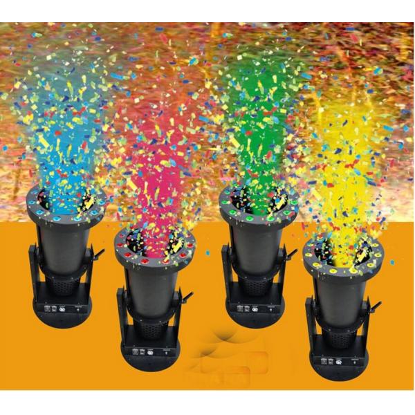 1500W DMX LED Stage Effect Light Wedding Ceremony Paper Blower Confetti Salute Machine