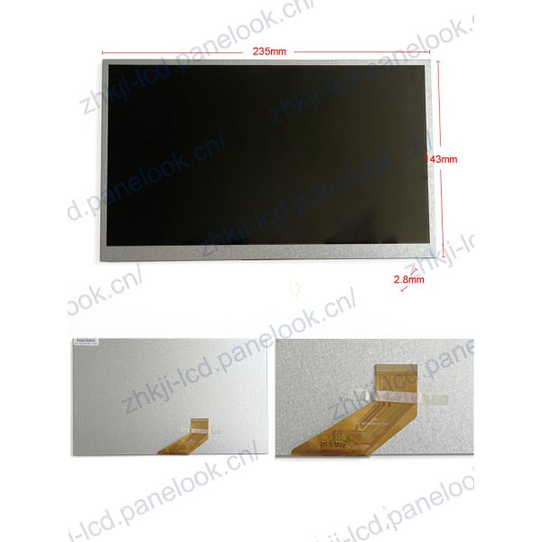 10.1 Inch Industrial LCD Module 1024x600  Wide Temperature -20°C to +60°C 30000 Hours