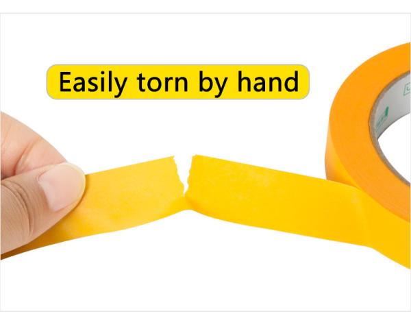 China Supplier Yellow Rice Paper Automotive Acrylic Adhesive Painter Washi Masking Tape