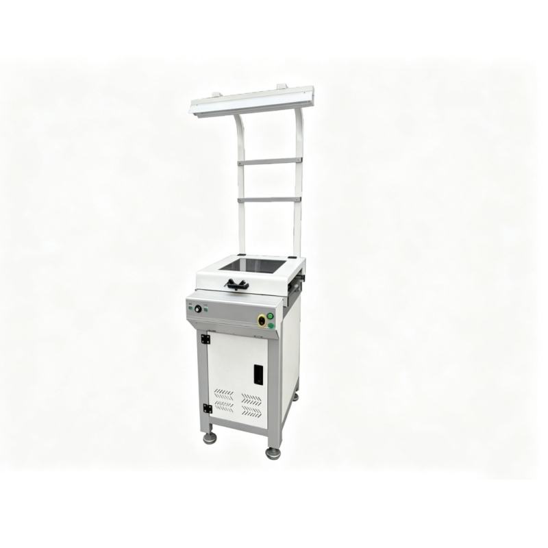 SMT Inspection Conveyor is automated equipment for transporting PCBs on SMT lines, supporting PCB surface inspection, recheck and sorting with operators or inspection devices.