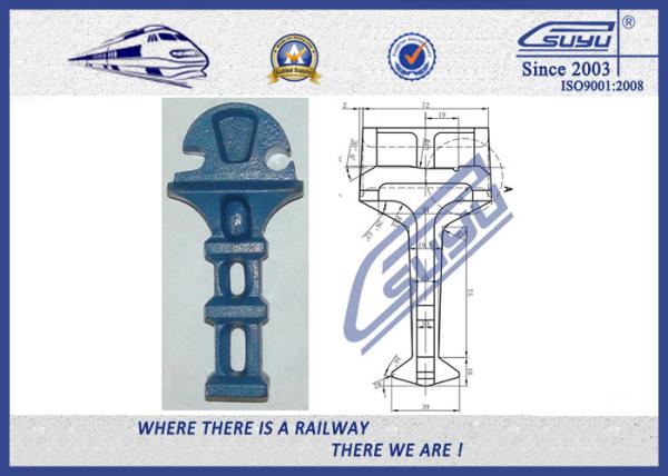 Prendedores Railway ombro de superfície personalizado da estrada de ferro QT500-7