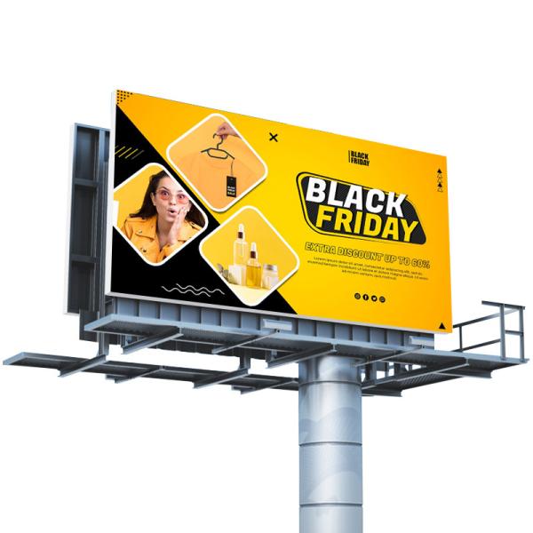 1R1G1B Наружный фиксированный светодиодный дисплей P6.6 Алюминиевый шкаф 25 кг