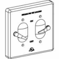 Шатия держателя 2 прибора крышек коробки алюминиевой штепсельной розетки дуплекса погодостойкая