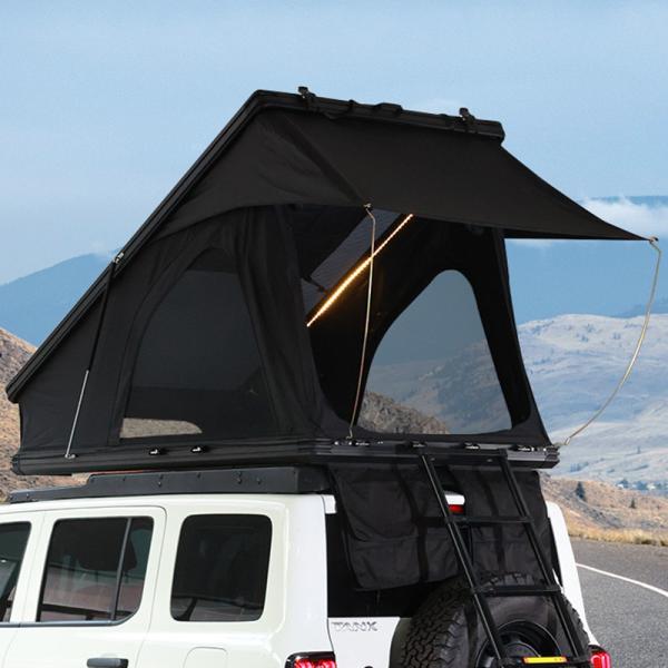 Large Car Roof Tent Hard Shell Style Elevated Outdoor Tents Roof Top Open Size 212x131x155cm