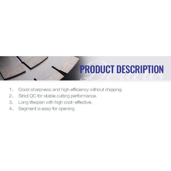 Высокочастотный бразный предложение Маленький U слот алмазный пилой лезвие для резки мраморной плиты