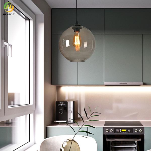 40W E26 Glass Nordic Pendant Light  For Hotel / Showroom / Bedroom