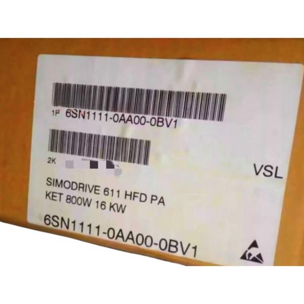 SIEMENS 6SN1111-0AA00-0BV1 SIMODRIVE 611 HFD BUNDLE 800W_16 KW DAMPING RESISTOR