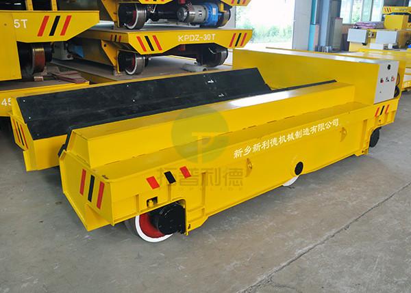 50ton high temperature proof transport handling V-deck railway wagon