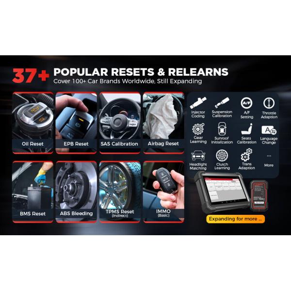 2024 Lançamento X431 PRO Dyno 8 polegadas Bi-Direcional Scanner de diagnóstico