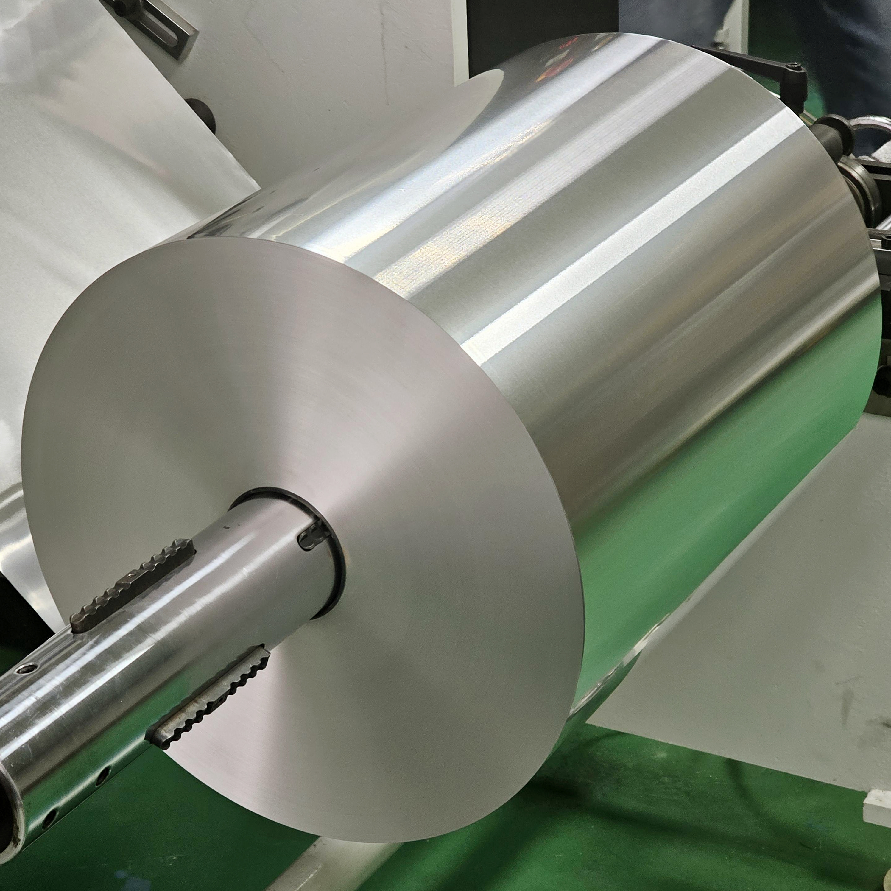 1050 3003 8011 Food Grade Aluminum Foil Jumbo Roll 500mm Medical Wrap Foil