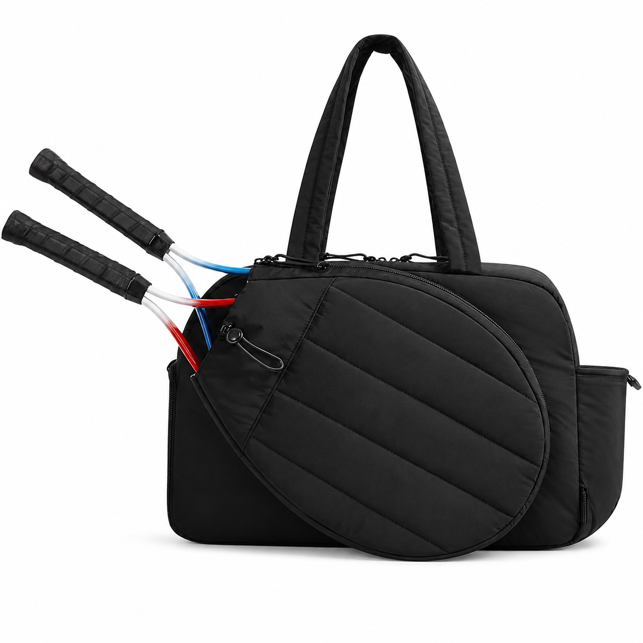 2-in-1 Tennis & Pickleball Backpack Duffle for Women, Sports Gym Bag with Racket