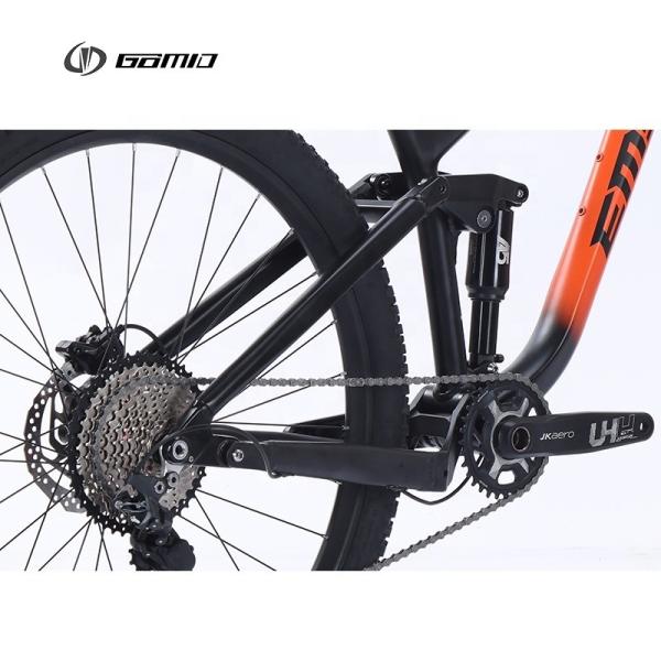 GOMID 29 Full Suspension Mountain Bike with SHIMANO Custom Gear Cycle Alloy Frame and CST PATROL C1846 29*2.4 Tire