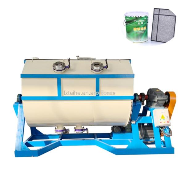 1-36 r.p.m Range of Spindle Speed Horizontal Lacquer Making Machine for Chemical Mixing