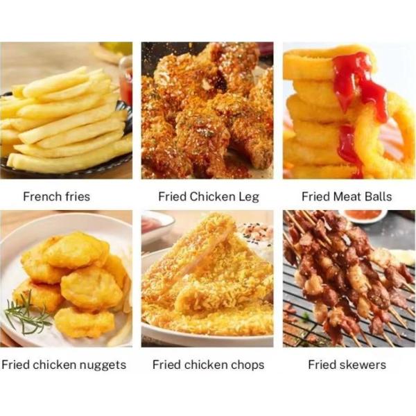 Stainless Steel Frying Machine for Chicken Nuggets French Fries and More Commercial Grade