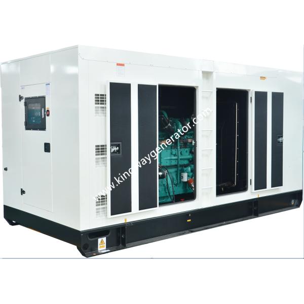 Молчаливый тип охлаженный водой двигатель генератора 1500RPM 1000KVA 800KW Mitsubushi