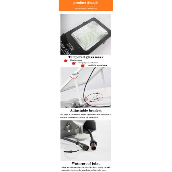 50w Engineering Smart Intelligent Solar Street Light For Landscape Remote Control