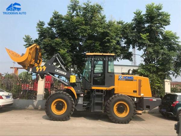 LW300KN amarelo 3CBM 3 toneladas de XCMG Payloader
