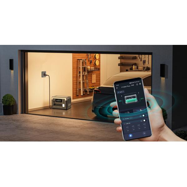 OUKITEL 1800W Solar Generator Lifepo4 Battery Home Outdoor Emergency Portable Power Station With Wireless Charging