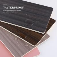 Almofadar de parede de bambu da fibra do PVC da grão de madeira decorativa à prova de fogo amigável de Eco