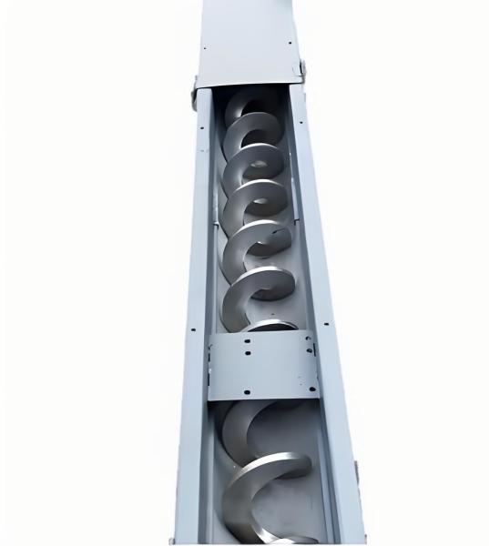 Carbon Steel Spiral Conveyor System For Ash Sludge Grain Shaftless Industrial Spiral Conveyor
