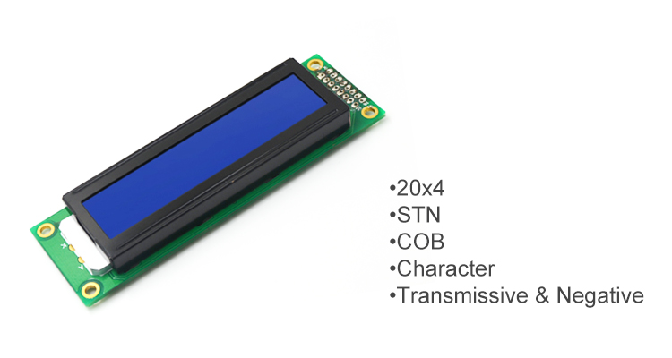 STN Blue 20 X 2 LCD Display Module HD44780 Custom Characters 2002 LCM