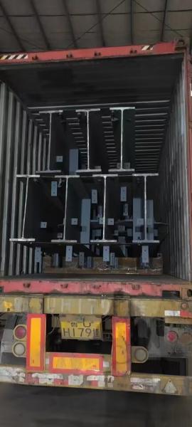Windproof Wide Span H Column H Beam Steel Beam Bridge With Galvanized Steel Truss Support