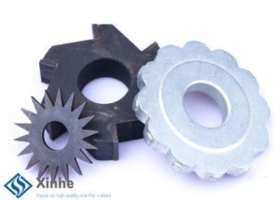 6pt Carbide Tipped Milling Cutters , Tungsten Blade Scarifying Milling Accessories