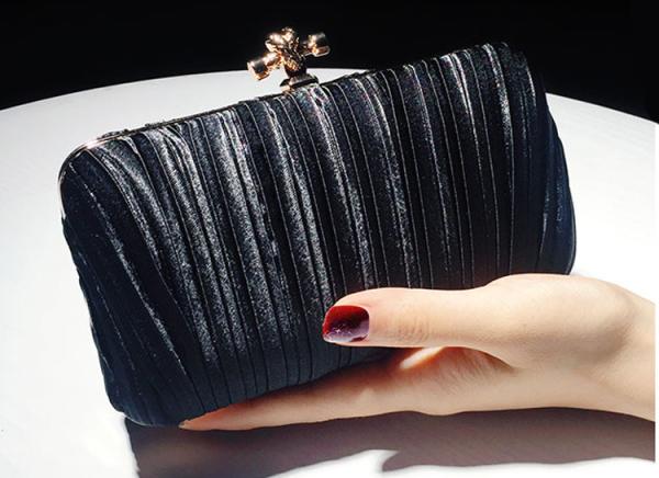 New 2019 vintage cheongsam silk dress bag clutch evening bag