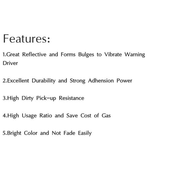 Thermoplastic Road Marking Paint with Adjustable Glass Beads Content for Superior Reflectivity and Fast Drying (3 Minutes)