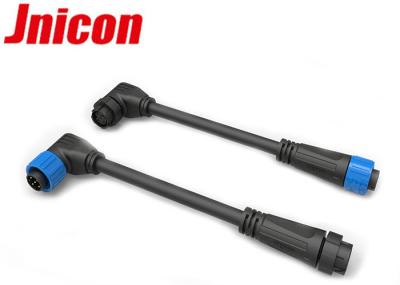 Fechamento impermeável do impulso do conector de cabo do ângulo direito para o carregamento do poder de Ebike