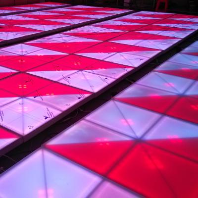 Stage LED Light Dance Floor 10mm 720 RGB Color 31CH Quickly Assembled / Disassemble
