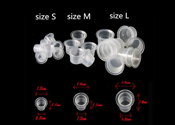 Semi Permanent Tattoo Accessories Tattoo Ink Cups For Eyebrow / Eyeline / Lip Makeup