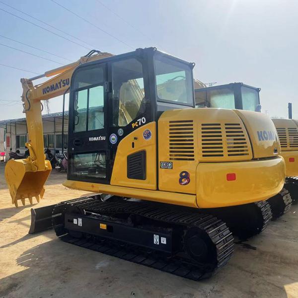 Multi Function Used Komatsu P70 Excavators 7 Ton Hydraulic Crawler Digger Machine