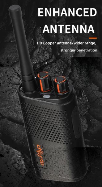 Chierda CD21 Mini Walkie Talkie 5W UHF VHF Portable Radio à deux voies