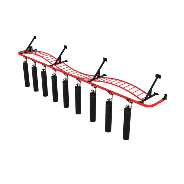 Customized Logo Commercial Heavy Bag Rack Boxing Training Bag Rack