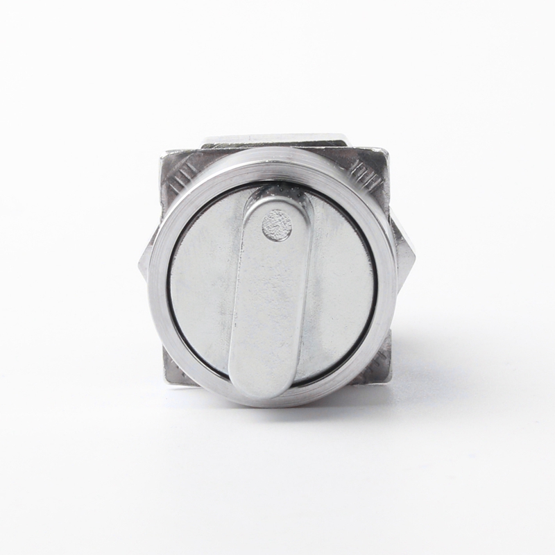 16mm IP66 IK09 Stainless Steel Rotary Switch 5A 250V 3 Position Push Button Latching Operation 2NO2NC Function Industrial