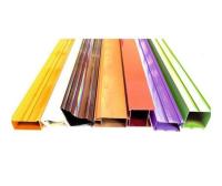 6063 que o pó colorido revestiu as extrusões de alumínio fabricaram perfis personalizam