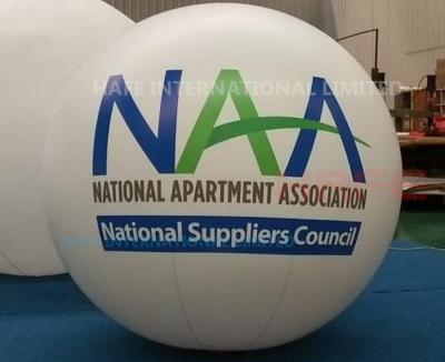 2 decorações claras infláveis do balão do partido da impressão do logotipo dos lados para a promoção