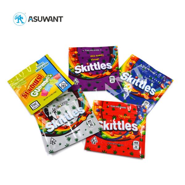 Молния Mylar сумки цветка доказательства запаха MOPP УПРАВЛЕНИЯ ПО САНИТАРНОМУ НАДЗОРУ ЗА КАЧЕСТВОМ ПИЩЕВЫХ ПРОДУКТОВ И МЕДИКАМЕНТОВ кладет печатание в мешки Gravure