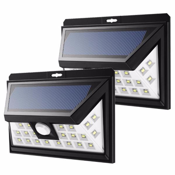 10-12LM 24 Led Outdoor Motion Sensor Solar Lights / 3.2-3.4V Solar Pir Garden Lights