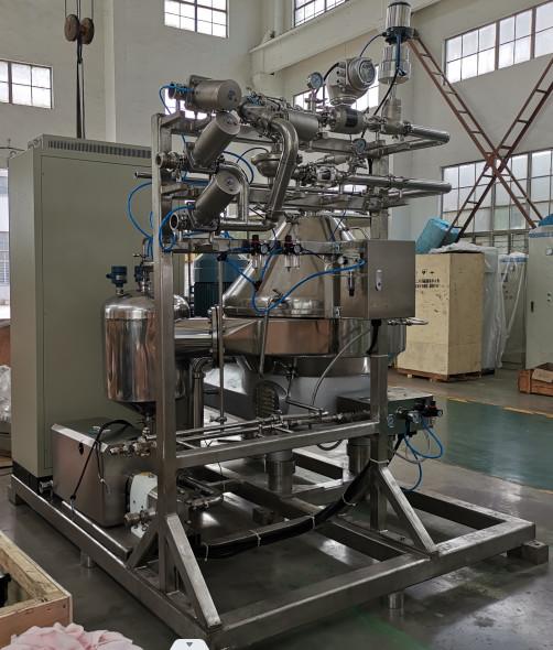 Separador de aço inoxidável 220V do centrifugador do disco do padrão de alimento para a bebida