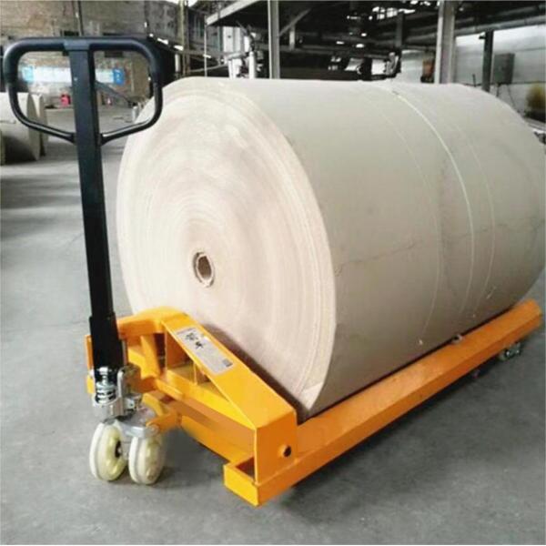 2000 Kg 2 Tons Manual Hand Pallet Truck For Handling And Transporting Cylindrical Loads