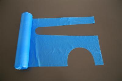 Smooth Surface Disposable Aprons On A Roll / Plastic Throw Away Aprons