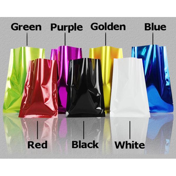 Colorful Three Side Sealed Aluminum Mylar Bag For Foil Food