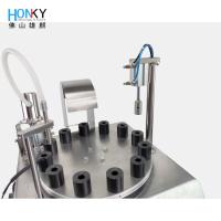 Machine de remplissage et d'enveloppe de tubes à billes à rouleaux de 10 ml avec pompe de remplissage de haute précision