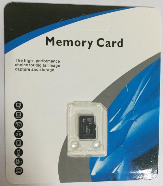PP / Plastic Memory Card Package Normal Size Plastic Blister Packaging For SD Card