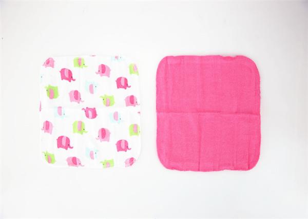 Face Wiping Baby Cotton Towels , Soft Washcloths For Face 200GSM Azo Free