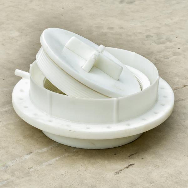 Chemical Tank Truck Full Plastic Manhole Cover with -40°- 70° Design Temperature