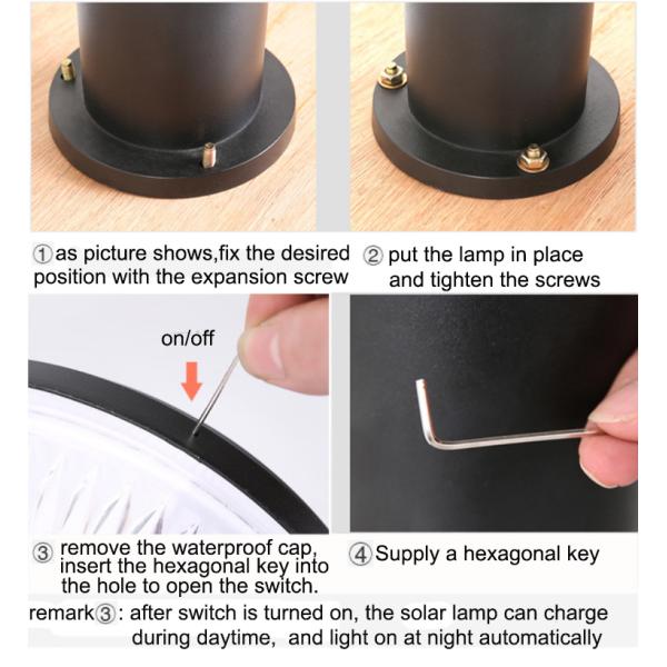 35cm 65cm 85cm hight outdoor lawn lights garden villa courtyard lamp waterproof garden landscape lawn lamp